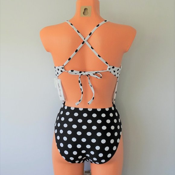 Hula Honey NWT Junior One Piece Black Swimsuit - Picture 3 of 3